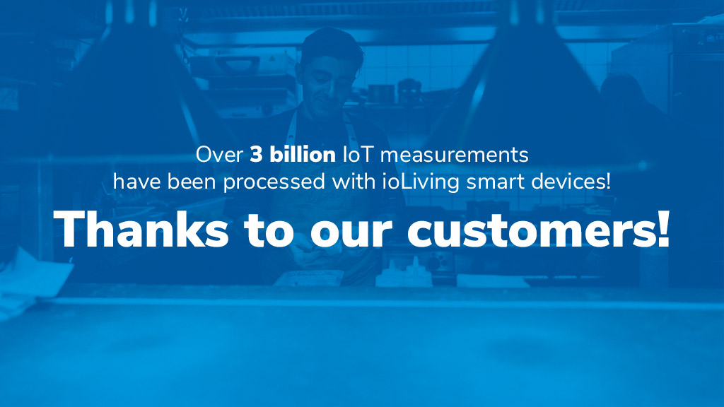 Over 3 billion IoT mesurements