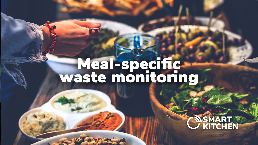 Meal-specific waste monitoring