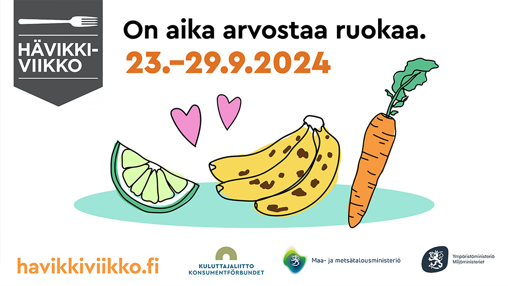 Hävikkiviikko 2024 - on aika arvostaa ruokaa