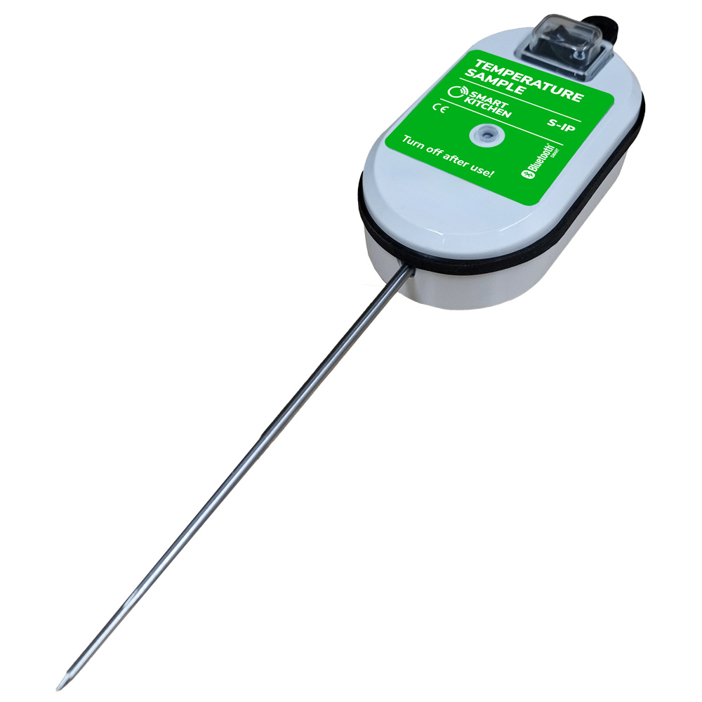 Hand probe, temperature sample