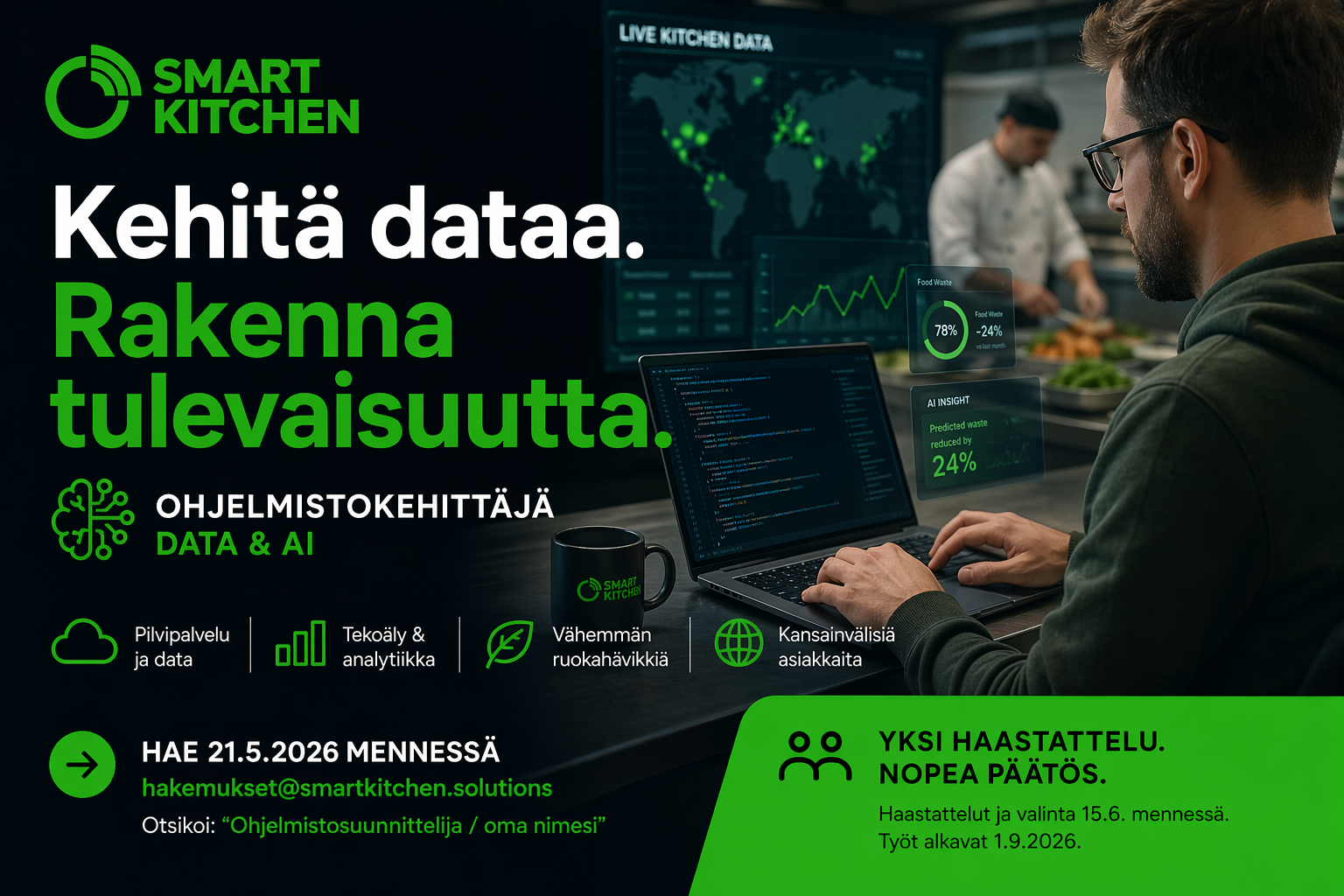 Haemme Ohjelmistokehittäjää